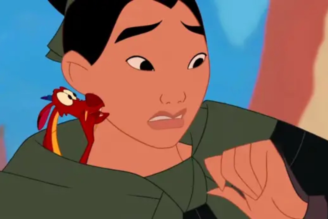 Quiz Εικόνων (Mulan) - (Mulan and Mushu)